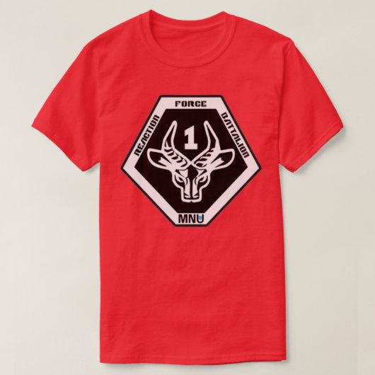 District 9 MNU 1st Reaction Battalion Tシャツ (デザイン正面)