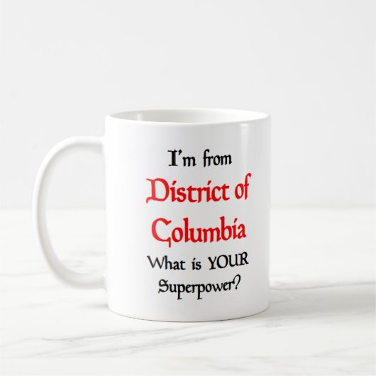 district of columbia coffee mug コーヒーマグカップ (左)