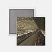 District of Columbia Subway Stationキッチンマグネット マグネット (正面/裏面)