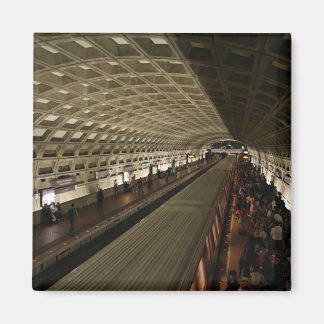 District of Columbia Subway Stationキッチンマグネット マグネット
