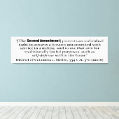 District of Columbia v Heller, 554 US 570 2008 キャンバスプリント (インサイチュ (ウッドフロア))