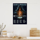 Disturbed Take Back Your Life Tour 再現 ポスター (キッチン)