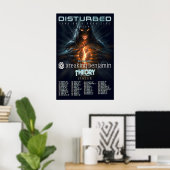 Disturbed Take Back Your Life Tour REPRODUCTION ポスター (ホームオフィス)