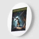 Disturbing View ラージ壁時計 (傾斜)