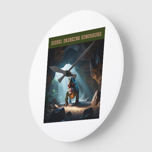 Disturbing View ラージ壁時計 (傾斜)