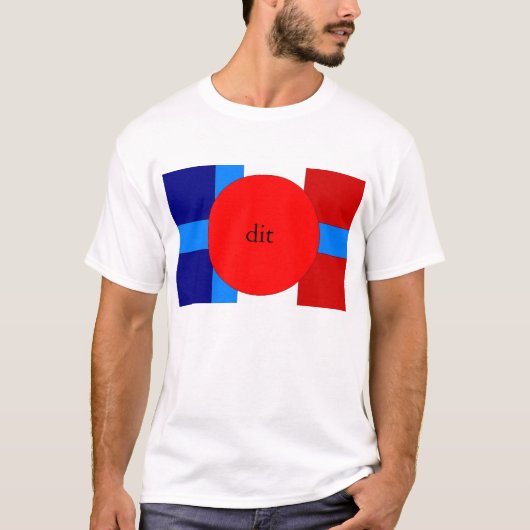 ditのロゴのワイシャツ tシャツ (正面)