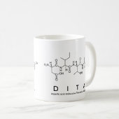 Ditaペプチド名mug コーヒーマグカップ (正面右)