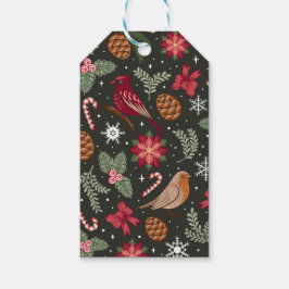 Ditsyナチュラルクリスマスギフトタグ ギフトタグ