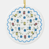 Ditsyフローラオーナメント セラミックオーナメント (正面)