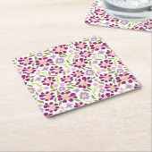 Ditsyフローラ スクエアペーパーコースター (アングル)