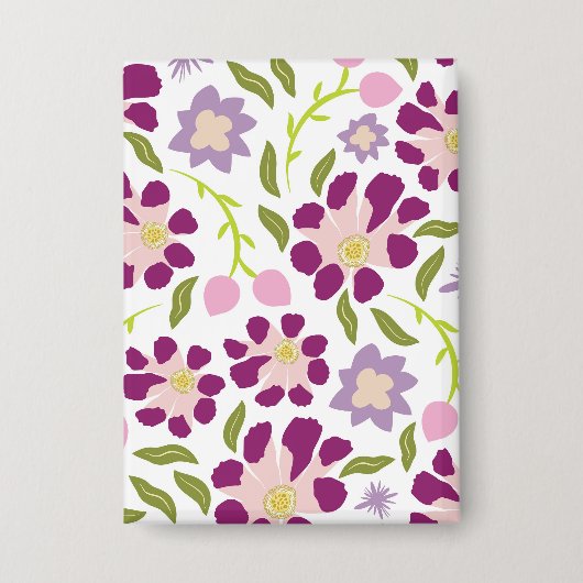 Ditsyフローラ 缶バッジ (正面)