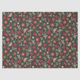 Ditsy自然クリスマス 薄葉紙