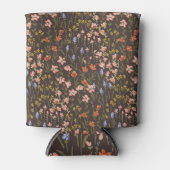 Ditsy花：ヴィンテージミル – フルーア模様 缶クーラー (正面)