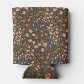 Ditsy花：ヴィンテージミル – フルーア模様 缶クーラー (裏面)