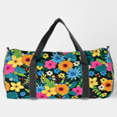 Ditsy鮮やか花花柄–43785 ダッフルバッグ (裏面)