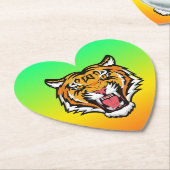 Ditsy鮮やか花花柄–43785 ペーパーコースター (アングル)