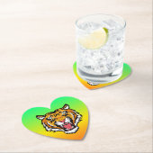 Ditsy鮮やか花花柄–43785 ペーパーコースター (インサイチュ)