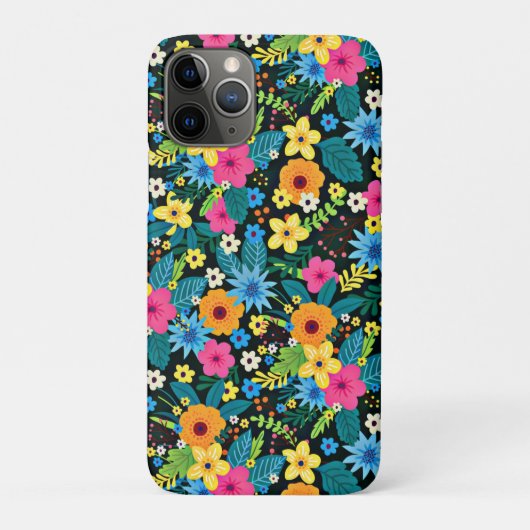 Ditsy鮮やか花花柄–43785 Case-Mate iPhoneケース (裏)