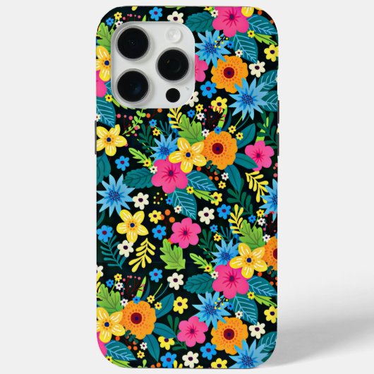 Ditsy鮮やか花花柄–43785 Case-Mate iPhoneケース (裏面)