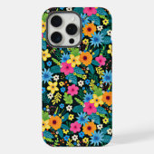Ditsy鮮やか花花柄–43785 iPhoneケース (裏面)