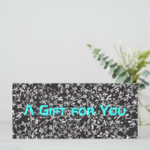 Ditsy1ギフト証明書テンプレート (スタンド正面)