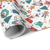 Ditsy Christmas ラッピングペーパー (ロールコーナー)