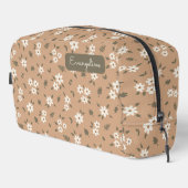 Ditsy Floral Boho Wildflower Neutral Girly Name ドップキット (右コーナー)