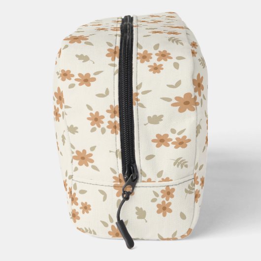 Ditsy Floral Boho Wildflower Neutral Name Beige ドップキット (右)