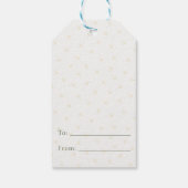 Ditsy Floral "Just For You" - Mustard Cream ギフトタグ (裏面)