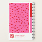 Ditsy Floral Vertical Palette Notebook ノートブック (裏面)