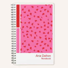 Ditsy Floral Vertical Palette Notebook ノートブック