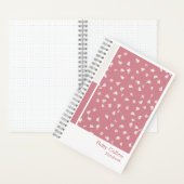 Ditsy Floral Vertical Palette Notebook ノートブック (内側)