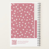 Ditsy Floral Vertical Palette Notebook ノートブック (裏面)