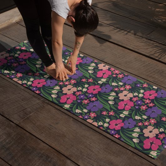Ditsy Floral Yoga Mat | Stylish Pilates Mat ヨガマット