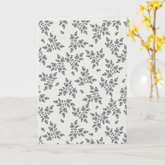 Ditsy Florals in Grey カード