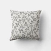 Ditsy Florals in Grey クッション (裏面)