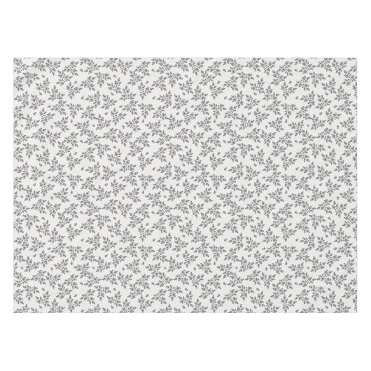 Ditsy Florals in Grey テーブルクロス (正面(横))