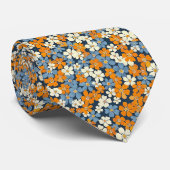 Ditsy Flowers Pattern  ネクタイ (ロール)