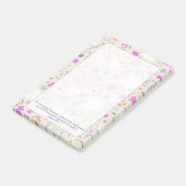 Ditsy Flowers Pattern Hand-illustrated Scripture ポストイット (アングル)
