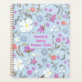 Ditsy Pop Floral Art Personal Family Planner プランナー手帳 (正面)