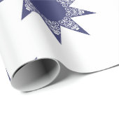 Ditsy Snowflake pattern backgrounds textures ラッピングペーパー (ロールコーナー)