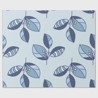 Ditsy Snowflake pattern backgrounds textures ラッピングペーパー