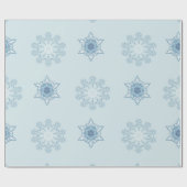 Ditsy Snowflake pattern backgrounds textures ラッピングペーパー (フラット)