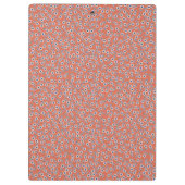 Ditsy White Daisies & Cobalt Leaves – Mini Floral クリップボード (裏面)