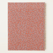 Ditsy White Daisies & Cobalt Leaves – Mini Floral プランナー手帳 (裏面)