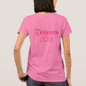 Ditter素晴らしいの Tシャツ (裏面)
