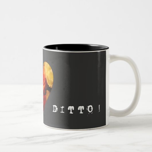 Ditto Love You Mug ツートーンマグカップ (右)