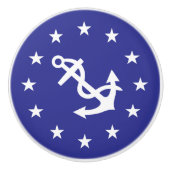 Dittyバッグ_白いかり_星印の円 セラミックノブ (正面)