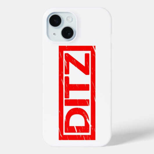 Ditzスタンプ Case-Mate iPhoneケース (裏面)