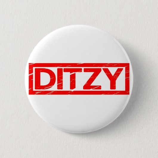 Ditzyスタンプ 缶バッジ (正面)
